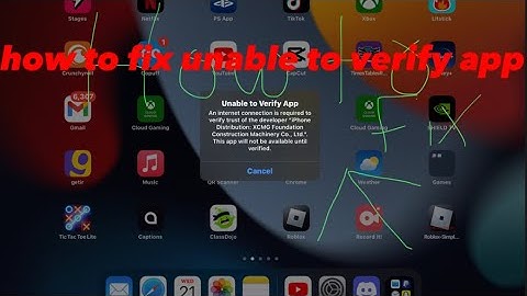 How to fix unable to verify error on scarlet,appdb #exploit