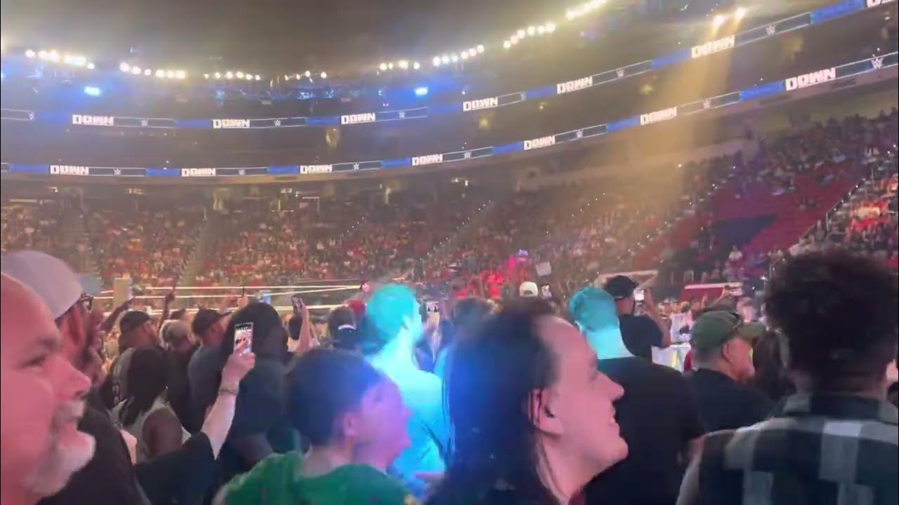 Pat entrance in wwe in august 12 2022 in Raleigh n c PNC Arena YouTube