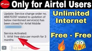 Airtel free internet unlimited trick || How to get Airtel free data screenshot 5