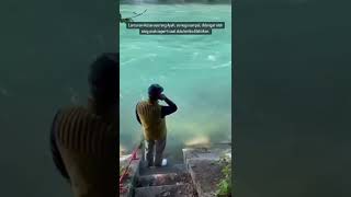 Momen Haru Pak Ridwan Kamil Lantunkan Adzan Di Tepi Sungai Aare Semoga Di Denger Sama Sang Anak
