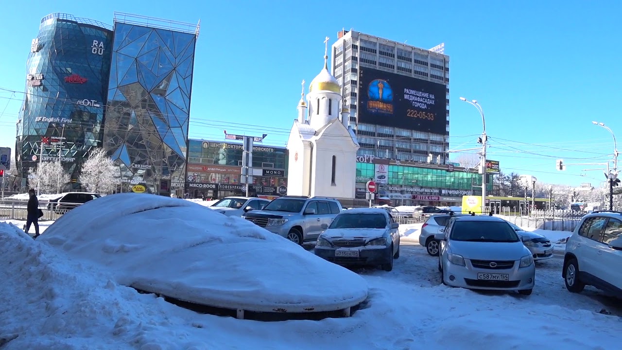 Зима новосибирск на машине