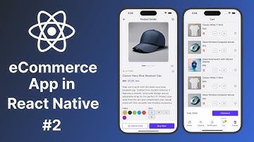 🔴#2 - eCommerce App in React Native | Product Details, Cart, Notifications Screen UI Tutorial