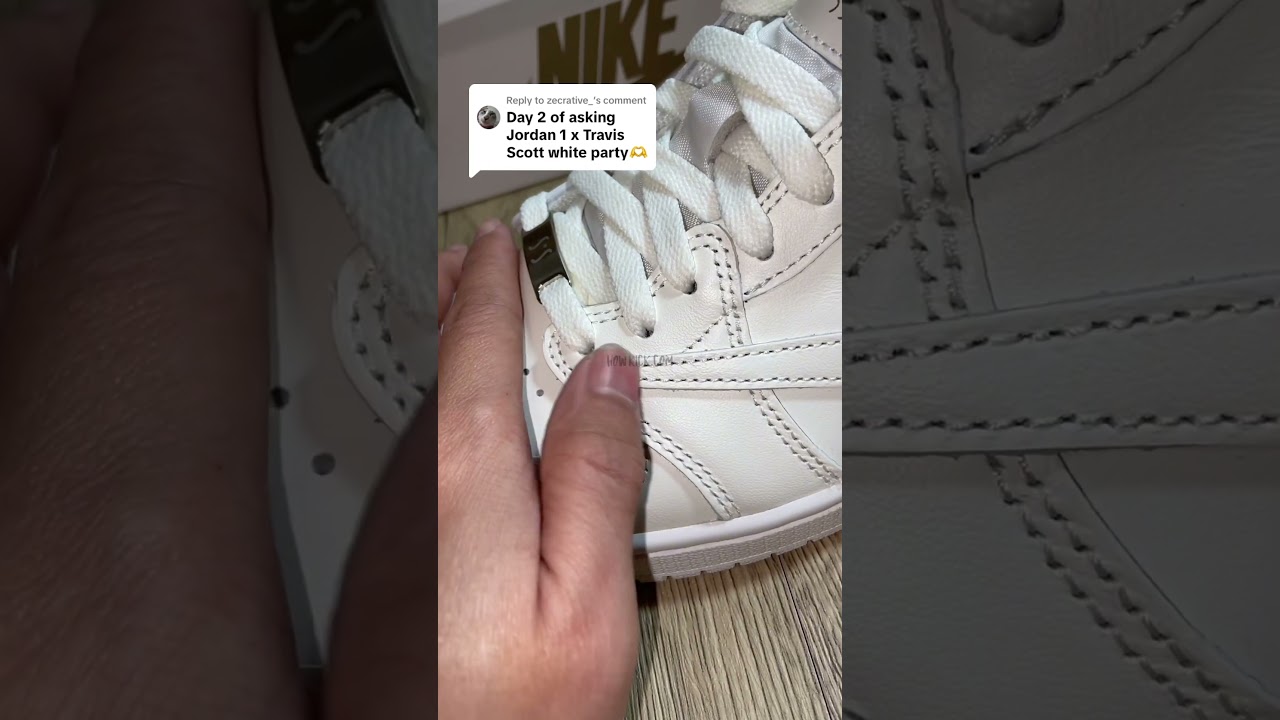 Howkick review legit check good reps Travis Scott Air Jordan Low White Party