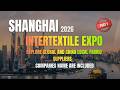 Intertextile Shanghai 2026 expo walkthrough, one of the most busy expo of China