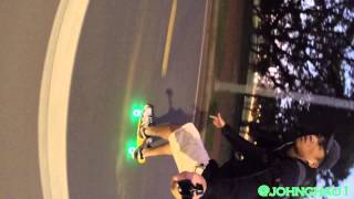 Penny Board + Sunset LED Wheels [extended version]