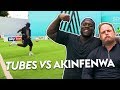 Akinfenwa goes BEAST MODE in Volley Challenge 💪 | Tubes vs Bayo Akinfenwa