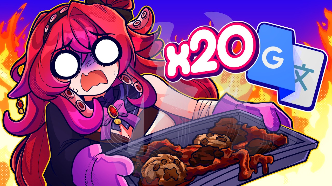 I GOOGLE TRANSLATED A COOKIE RECIPE 20 TIMES... (it was bad)