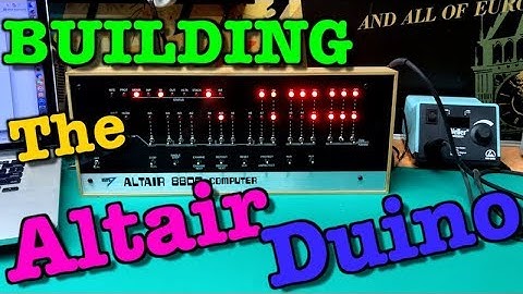 Building the AltairDuino Kit (Altair 8800 emulator)