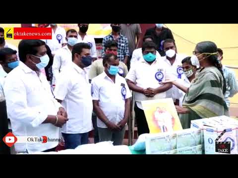 அரசு மருத்துவமனைக்கு ஆக்ஸிஜன் சிலிண்டர்களும்,முகக் கவசங்கள் வழங்கிய விஜய் மக்கள் இயக்கம் ! - Ok T
