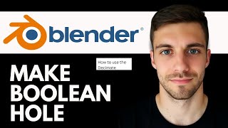 How to Make a Boolean Hole in Blender 2026 | Blender Boolean Hole Tutorial