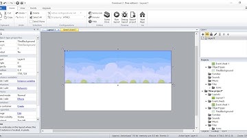 การสร้าง background (construct 2)