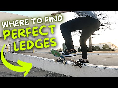 Where to Find PERFECT Skateboarding Ledges! [Urban Skate Spots series]
