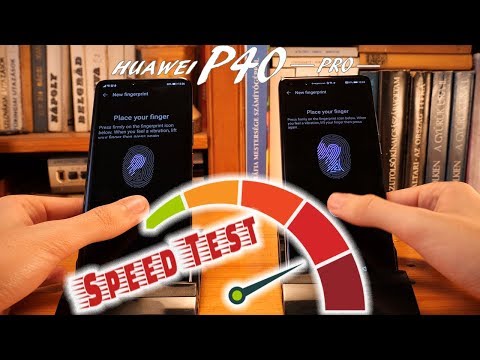 Huawei P40 Pro vs Huawei Mate 20 Pro - Fingerprint Sensor Test