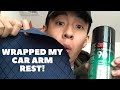 Wrapping my arm rest for under $15!
