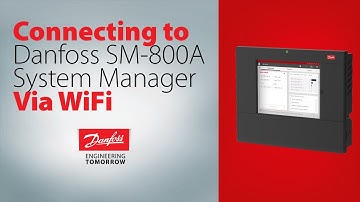 Connecting to the AK-SM 800A System Manager via WiFi | Technical support for supermarket controls