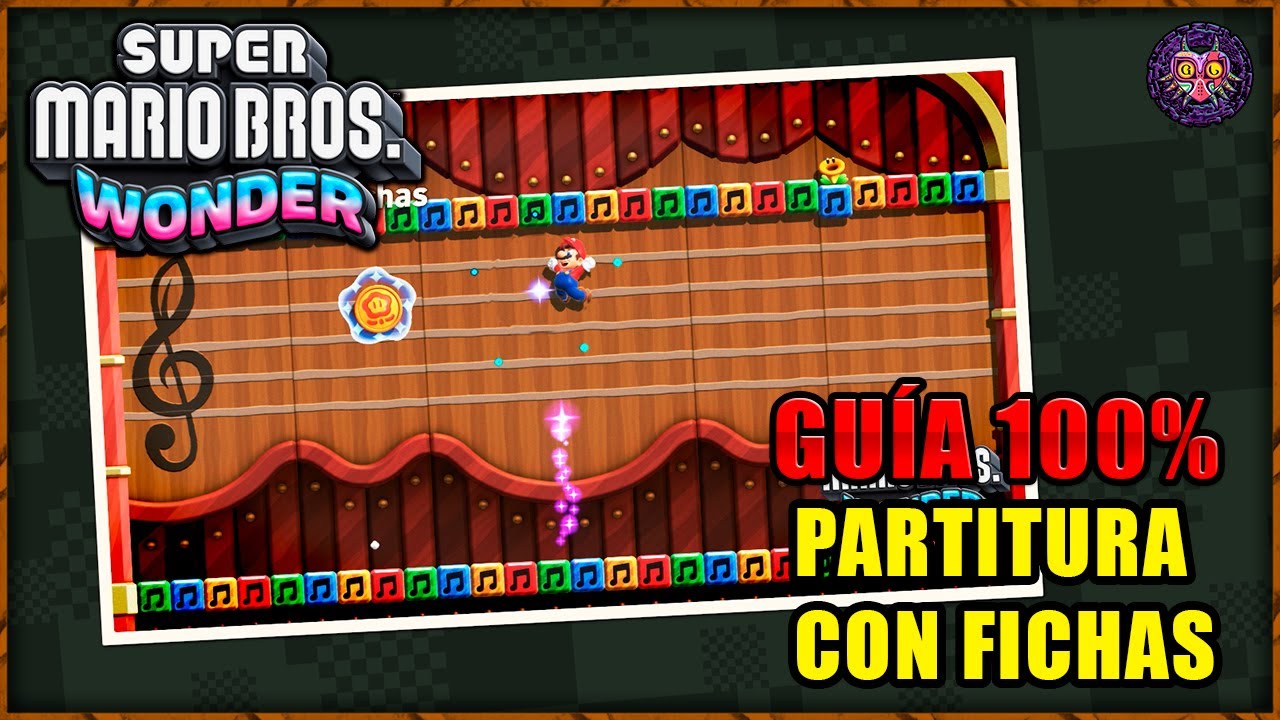 Pasatiempo #1 Partitura con fichas 100%