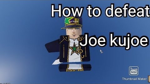 [YBA] How To  Defeat Joe Kujoe Part 6 (Solo C-moon)