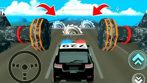 Car Crushing Speed Car Bumps Challenge (Deadly Race - SUV Police Car) Android Gameplay