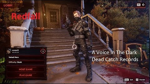 Redfall Voice In The Dark Dead Catch Records