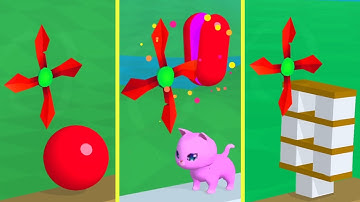 Dont Slice The Cats - Very Satisfying and Relaxing ASMR Slicing Video Game