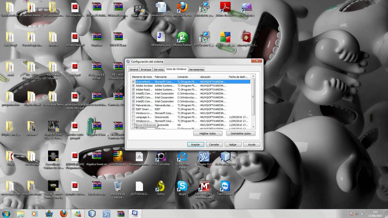 Quitar Programas Del Inicio De Windows 7 YouTube Quitar programas del inicio de windows 7 youtube