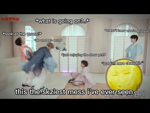 skz playing the full moon game was a pure mess - YouTube