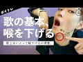 喉を痛めない歌い方をするため、喉仏を下げる練習【ボイトレ】