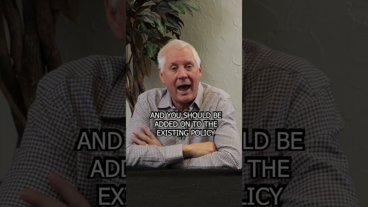 Do You Add Your Name to the Existing Insurance?