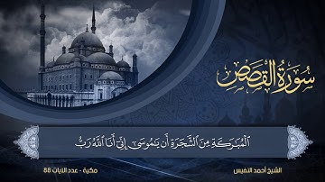 28 | سورة القصص | الشيخ أحمد النفيس