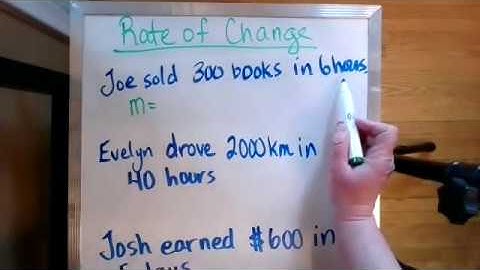 MPM1D Rate of Change examples from a description