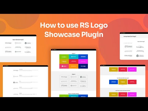 How to use RS Logo Showcase Plugin
