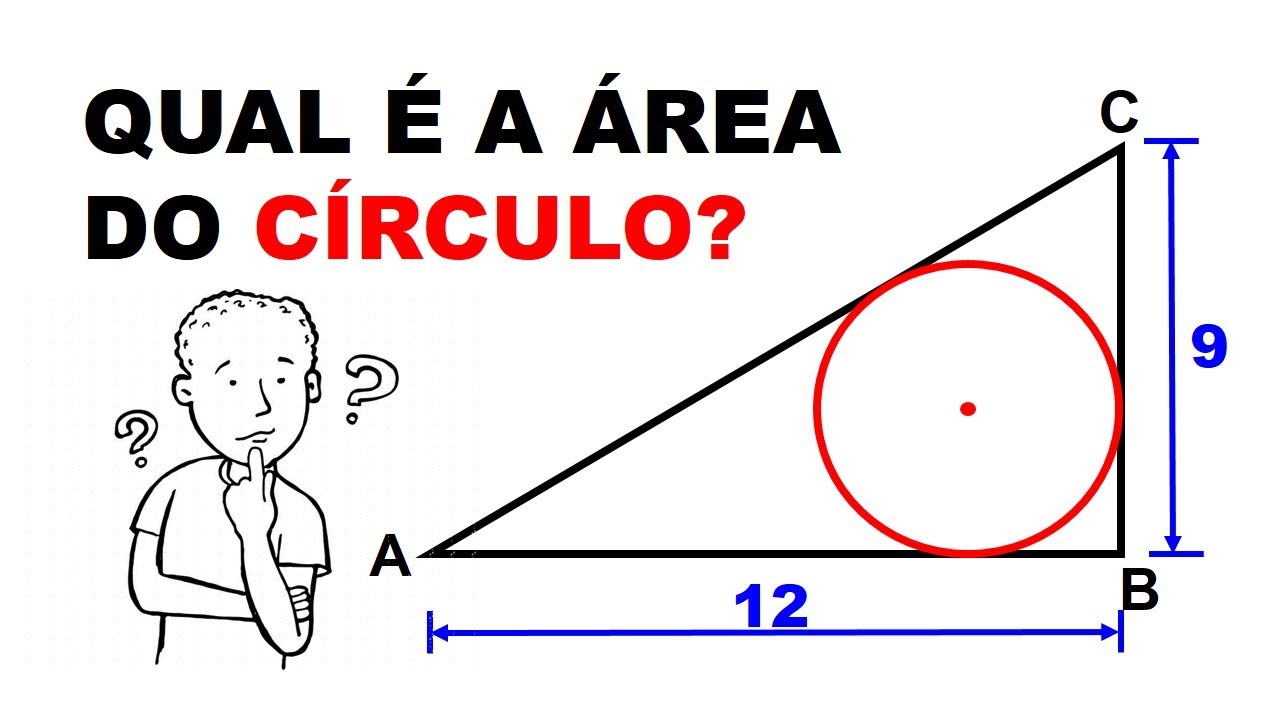 Você pode achar a área do círculo? | Can you find the area of circle?