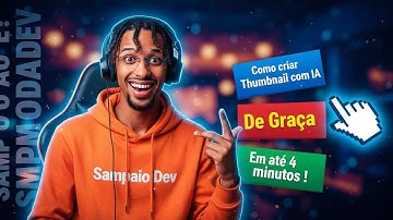 Como Criar Thumbnails Grátis com IA