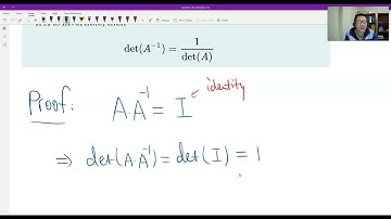 Theorem 2.3.5 (Determinant of Inverse Matrix)
