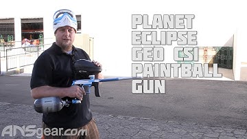 Planet Eclipse Geo CS1 Paintball Gun - Shooting Video 1