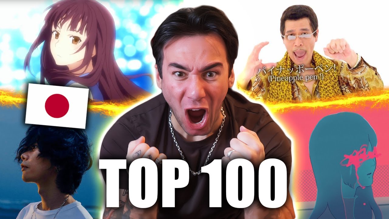 American Reacts to THE TOP 100 SONGS IN JAPAN🔥