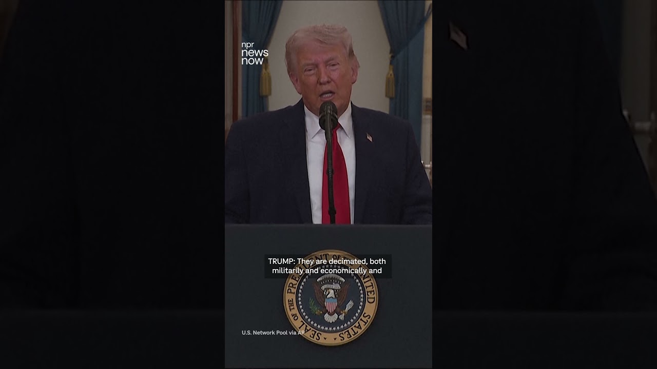 Trump makes his case for the war in Iran