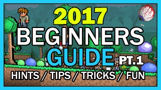 Terraria Beginner's Guide 2017 - Getting started and How to build your first house in Terraria screenshot 2