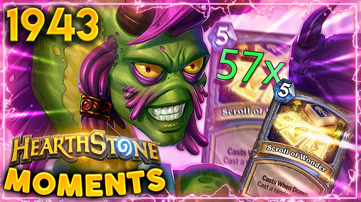 57 SCROLLS OF WONDER Has To Be Insane! | Hearthstone Daily Moments Ep.1943