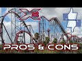 X2 Pros & Cons: Six Flags Magic Mountain's INSANE 4th Dimension Coaster