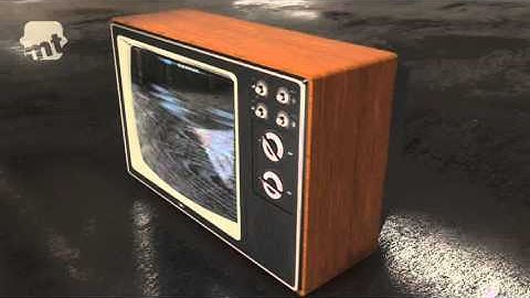 Vintage TV - 3D Model