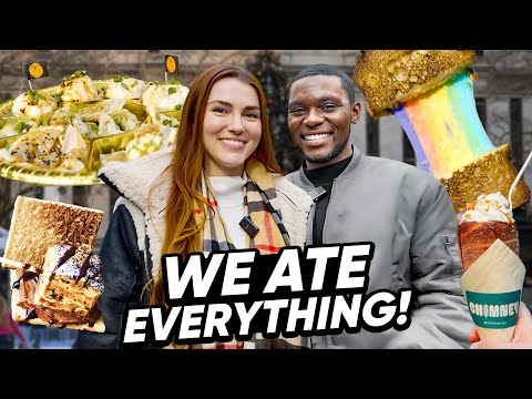 Only Eating TikTok Viral Foods At Bryant Park with KarissaEats