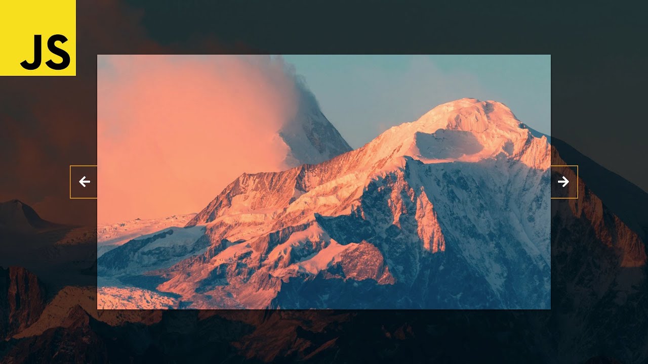 Image Slider In HTML, CSS & JavaScript