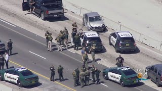 High-Speed Chase Across Two South Florida Counties Ends With Man, Woman In Custody