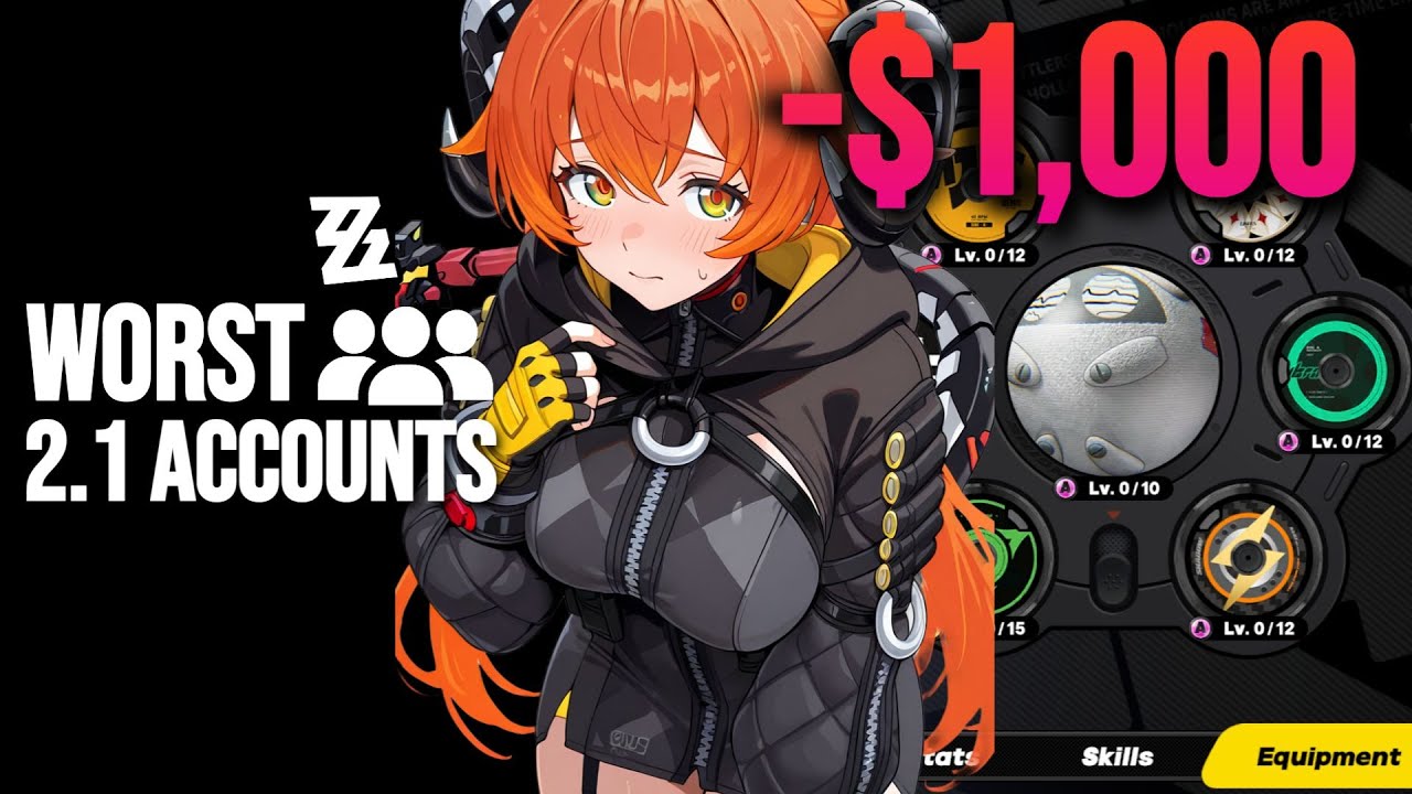 Никогда не видел ТАКИХ плохих аккаунтов ZZZ! Можно ли спасти этих зрителей? Zenless Zone Zero 2.1...