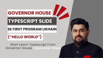 Practice Typescript ("Hello World") :Governor House IT Course Classes