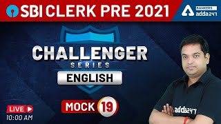 SBI Clerk 2021 | English #19 | Mock Test for SBI Clerk Preparation