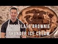How to make CHOCOLATE BROWNIE THUNDER ICE CREAM