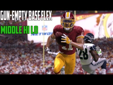 Madden 16 Tips -Shotgun Empty Base Flex/Middle Hi Lo