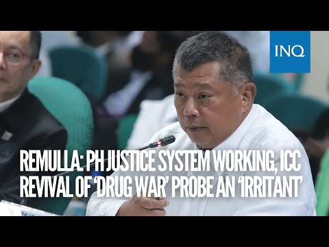 Remulla: PH justice system working, ICC revival of ‘drug war’ probe an ‘irritant’
